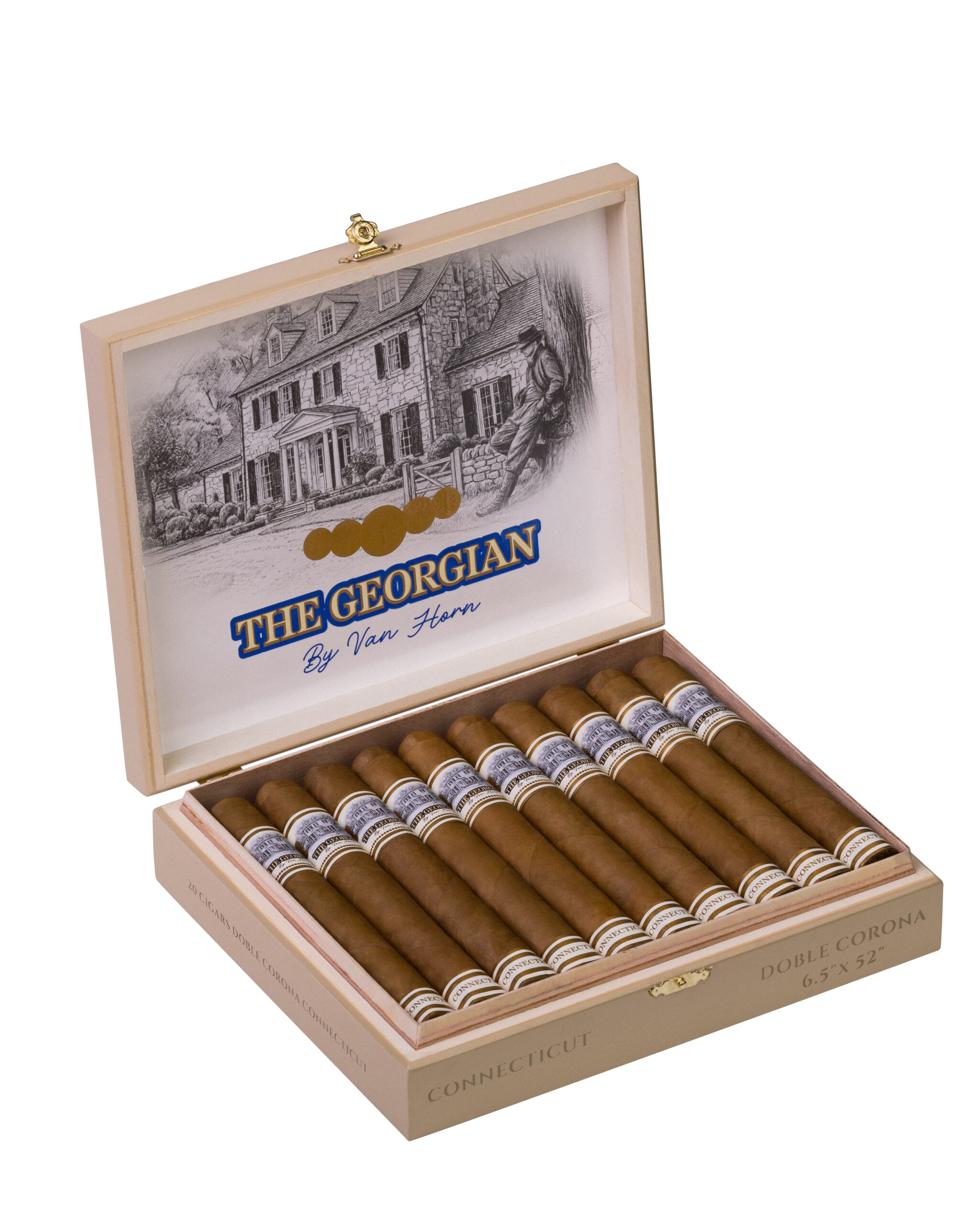 Georgian Connecticut Double Corojo 6.5"x5.2rg